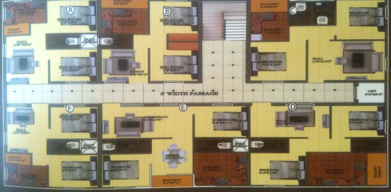 golden enclave Cluster Plan