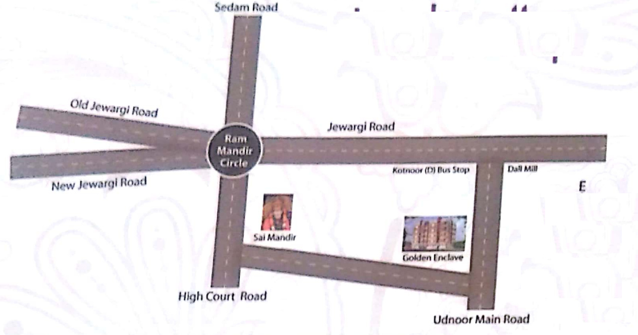 golden enclave Location Plan