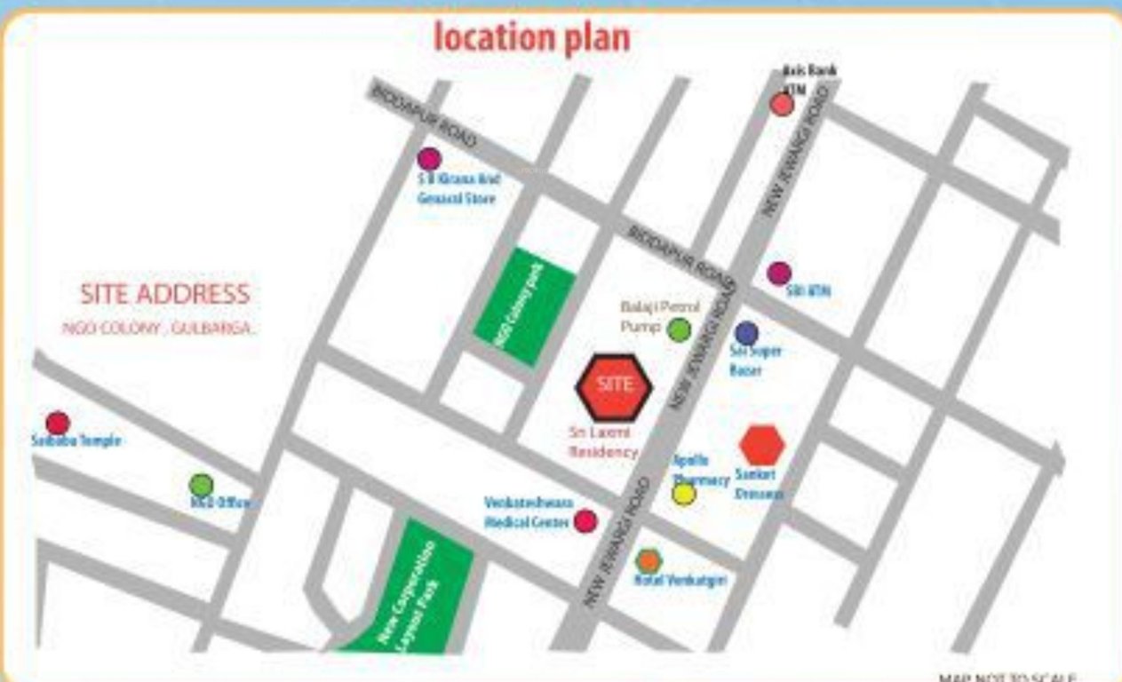  marutis sri laxmi residency Location Plan