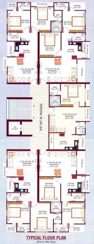 Govindji Park Cluster Plan From 1st To 5th Floor govindji-park Govindji Park Cluster Plan From 1st To 5th Floor