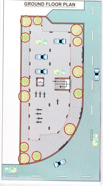  dr sidi residency Dr Sidi Residency Cluster Plan For Ground Floor