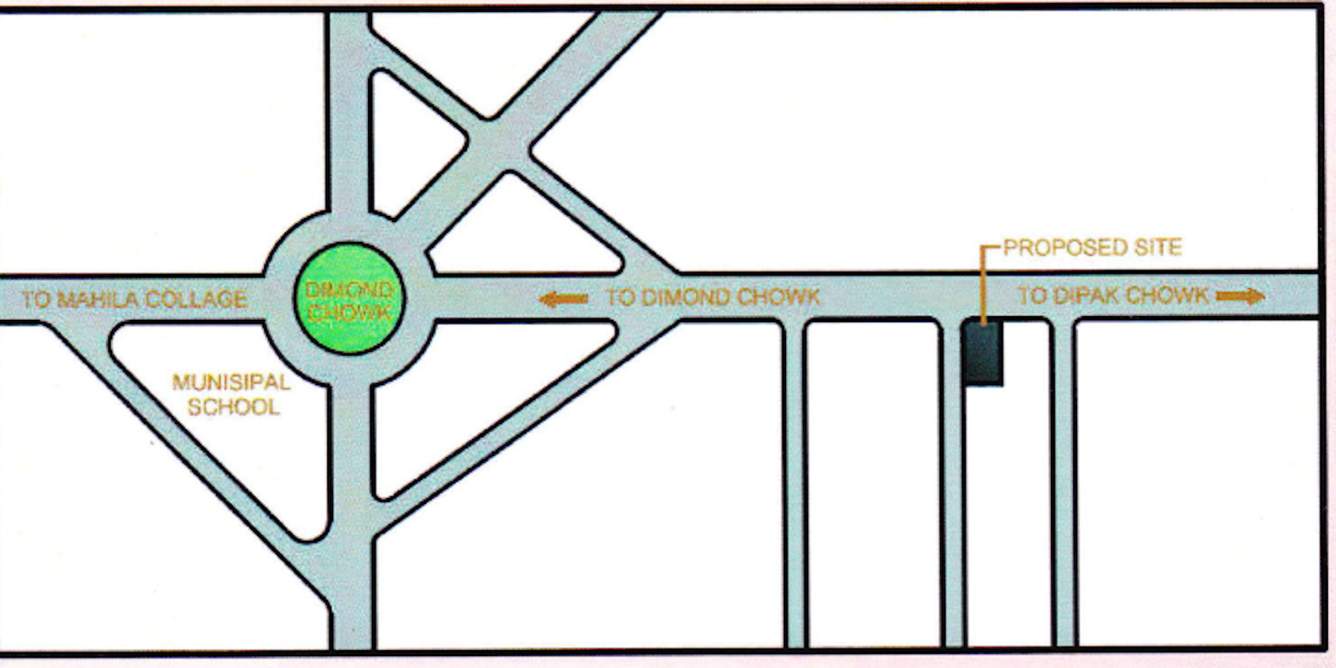  dr sidi residency Location Plan