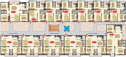  elite-ii Habulus Elite II Cluster Plan from 1st to 5th Floor