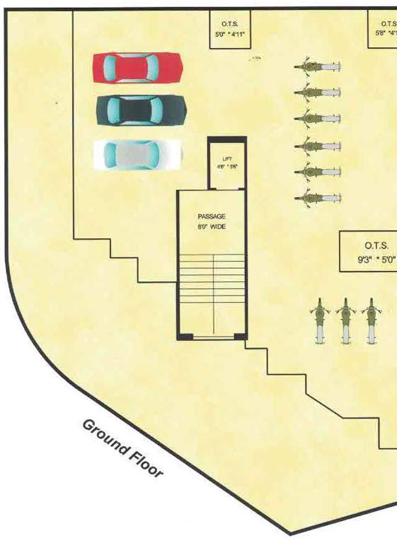  pratham avenue Pratham Avenue Cluster Plan for ground Floor