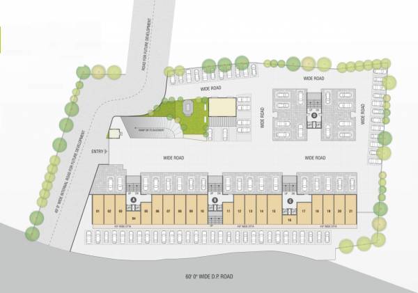 Ground Floor Block A Cluster Plan nilkanth-ashirwad Ground Floor Block A Cluster Plan