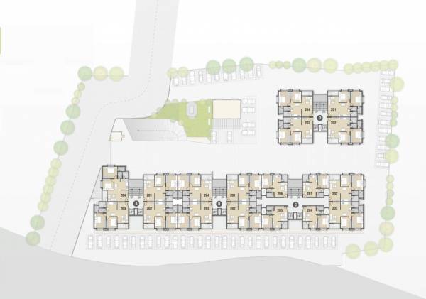 Typical Floor Block A Cluster Plan nilkanth-ashirwad Typical Floor Block A Cluster Plan