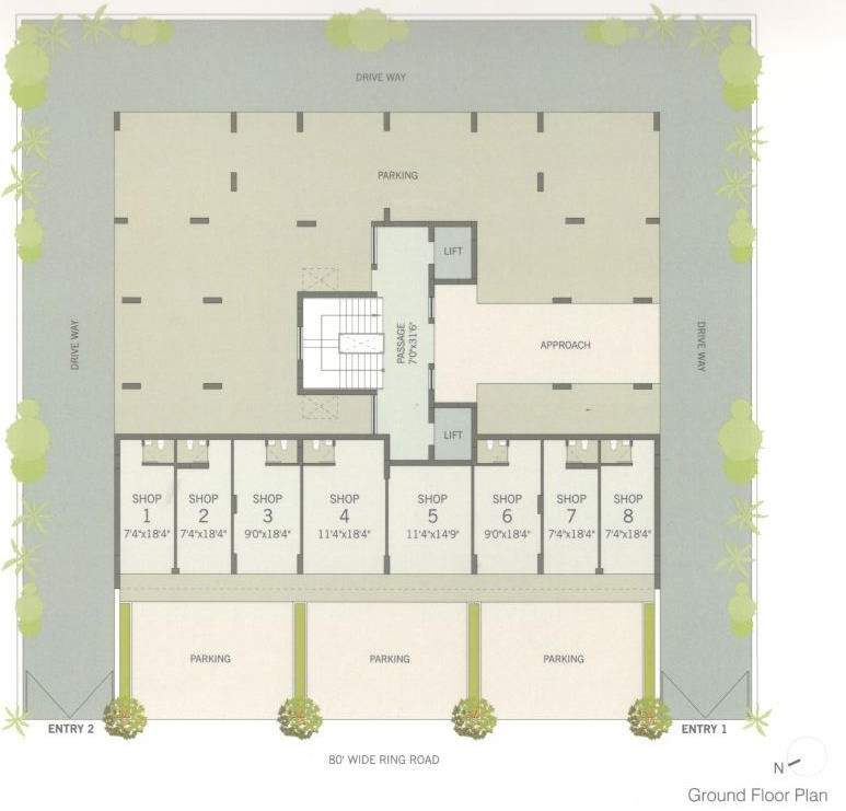  vivanta heights Vivanta Heights Cluster Plan for ground Floor