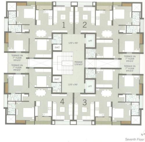  vivanta-heights Vivanta Heights Cluster Plan for typical 7th Floor