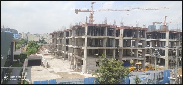ambience courtyard Construction Status July 21