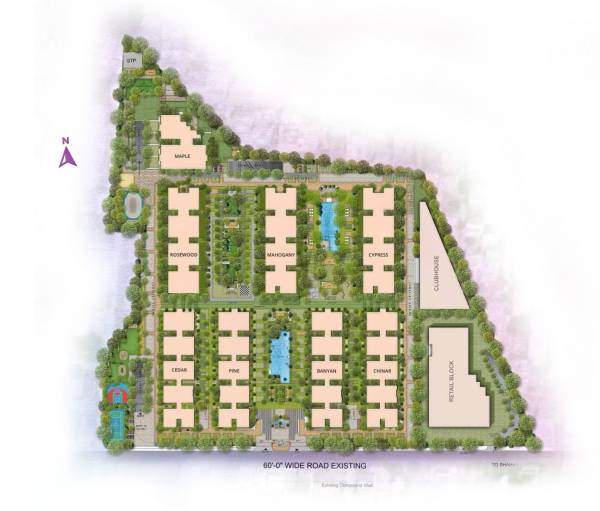  ambience-courtyard Master Plan