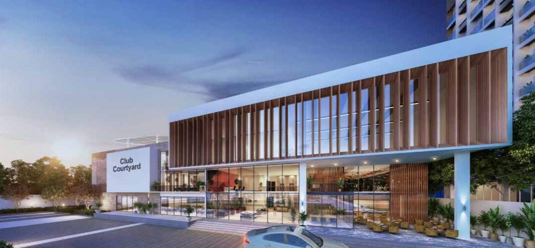 ambience courtyard Club House