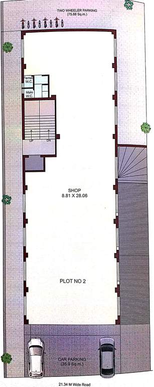  shiv elite Shiv Elite Cluster Plan For Ground Floor