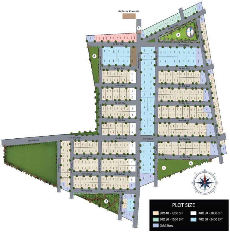 vijay nagar Layout Plan
