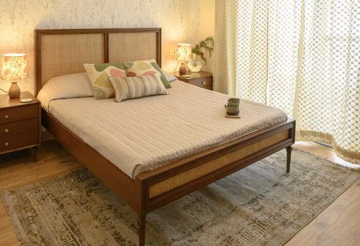trikaya unwind Bedroom