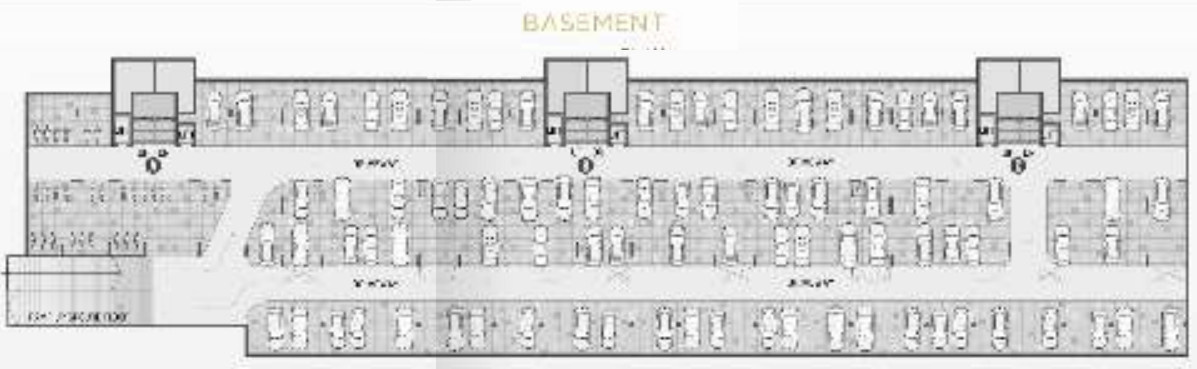 pradhyuman aspire A B C Cluster Plan for basement Floor