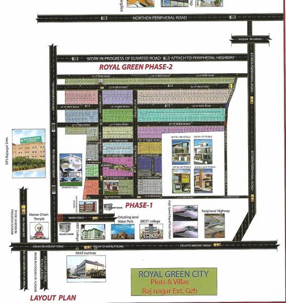  royal-green-city Location Plan