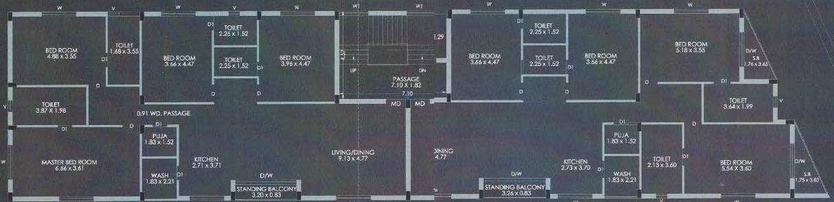 the urban life style The Urban Life Style Cluster Plan for ground Floor