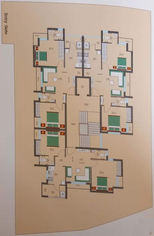  possible enclave Possible Enclave Cluster Plan for typical Floor