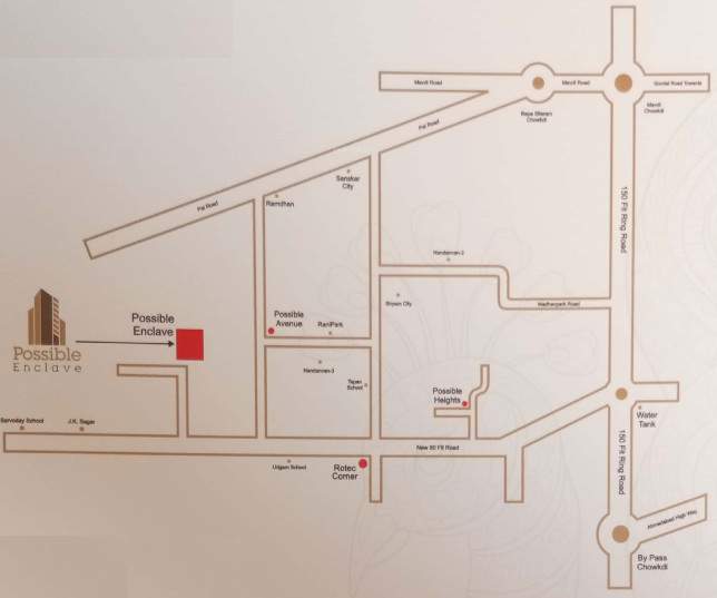  possible enclave Location Plan