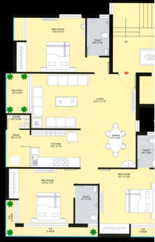 Vinayak Villa Cluster Plan from 1st to 5th Floor vinayak-villa Vinayak Villa Cluster Plan from 1st to 5th Floor