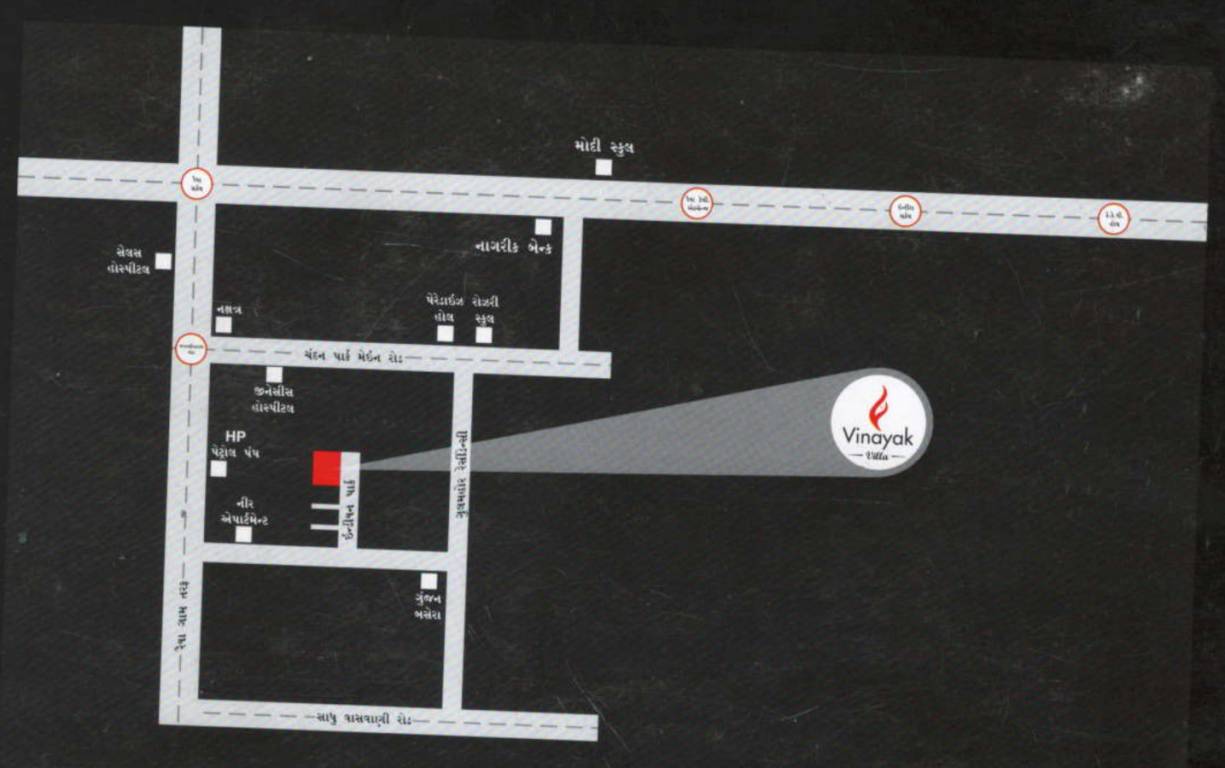  vinayak villa Location Plan