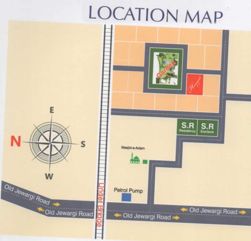 hayyat residency Location Plan