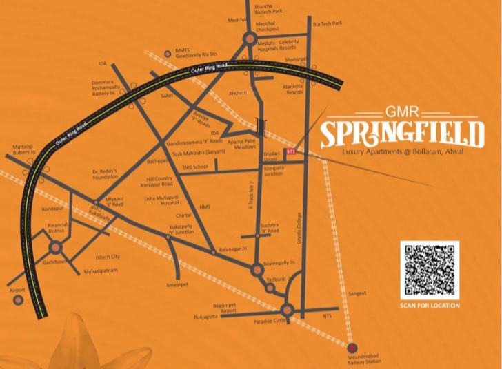 Alpine GMR Springfield in Kompally, Hyderabad Price, Location Map