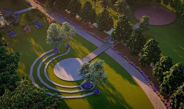  premio Landscaped Gardens