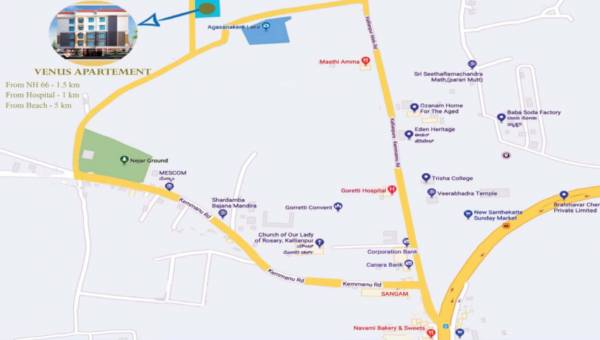  venus-apartment Location Plan