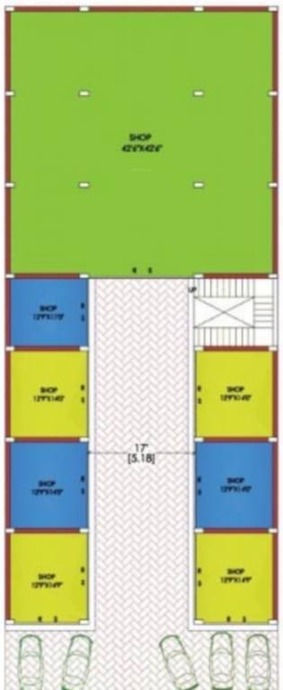  shree navadurga Shree Navadurga Cluster Plan for ground Floor