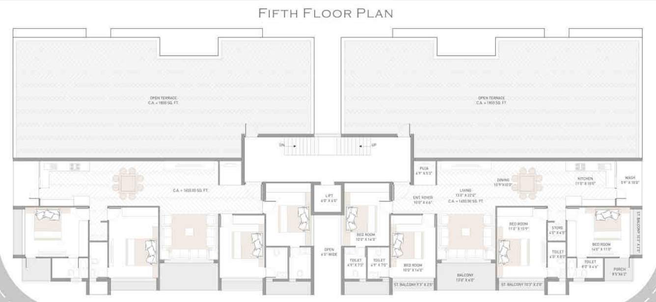  the atlantis The Atlantis Cluster Plan for 5th Floor