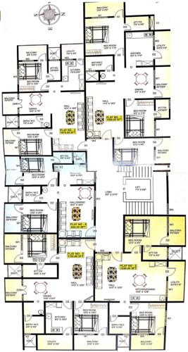 Green Acres Cluster Plan from 1st to 3rd Floor green-acres Green Acres Cluster Plan from 1st to 3rd Floor