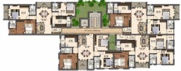  grandeur-phase-1 Block A Cluster Plan