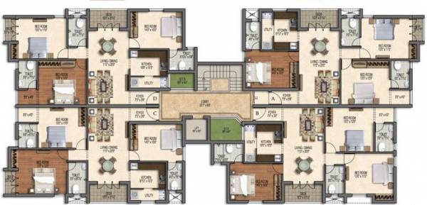  grandeur-phase-1 Block A Cluster Plan