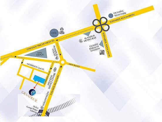  grandeur phase 1 Location Plan