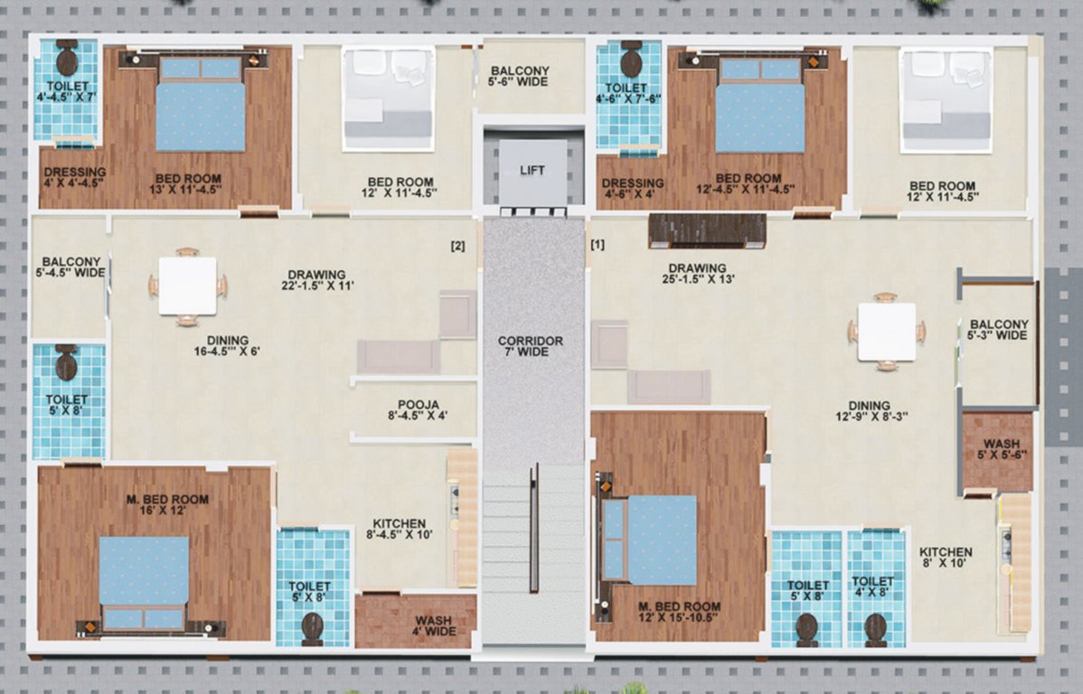  tulip Tulip Cluster Plan