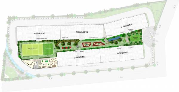  ganga-millennia Layout Plan