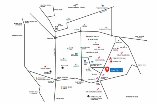  ganga-millennia Location Plan
