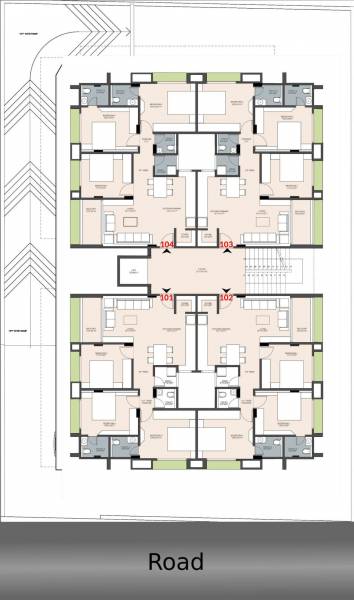  new-devang-elegance New Devang Elegance Cluster Plan from 1st to 5th Floor