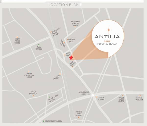  antilia Location Plan