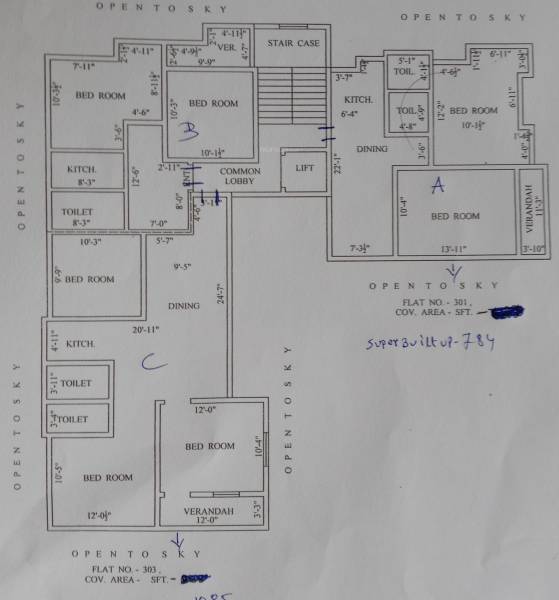  tower Tower Cluster Plan From 1st To 5th Floor
