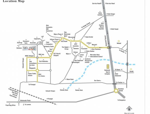  melange-residences-phase-iv Location Plan
