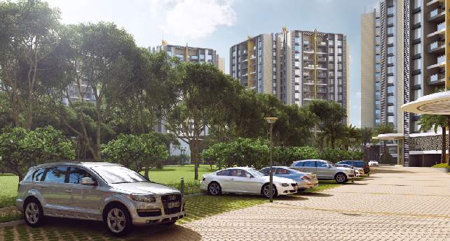 melange residences phase iv Car Parking