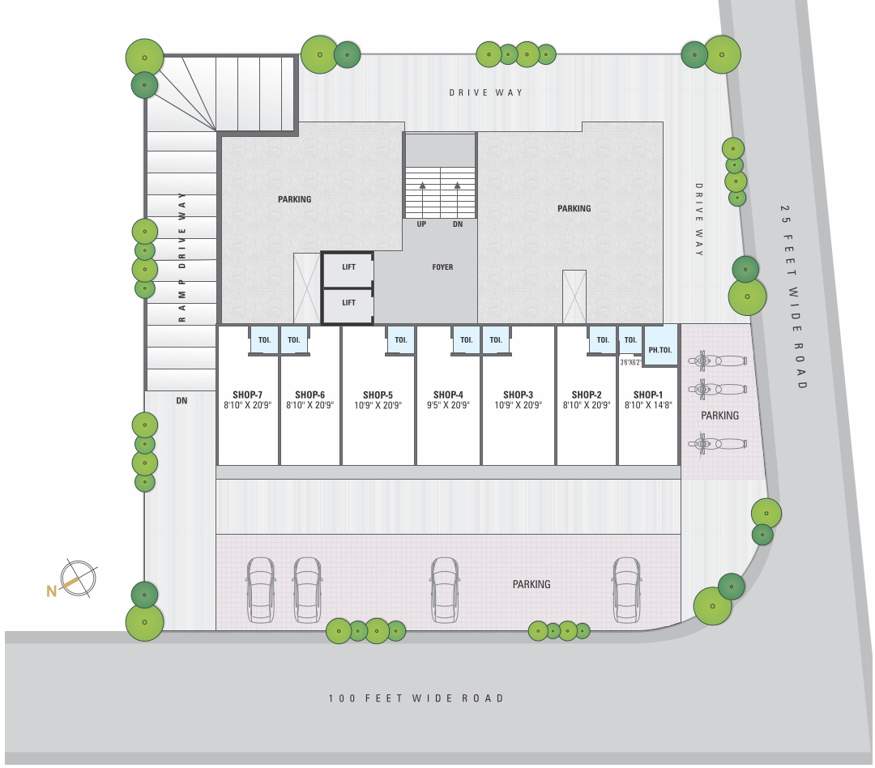  elegance Ground Cluster Plan