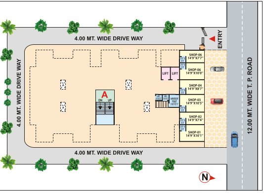  kesar-residency Kesar Residency Cluster Plan