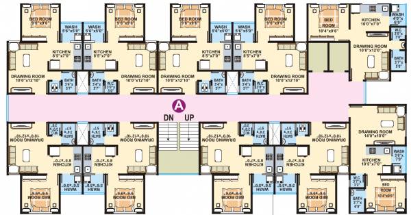  kesar-residency Kesar Residency Cluster Plan
