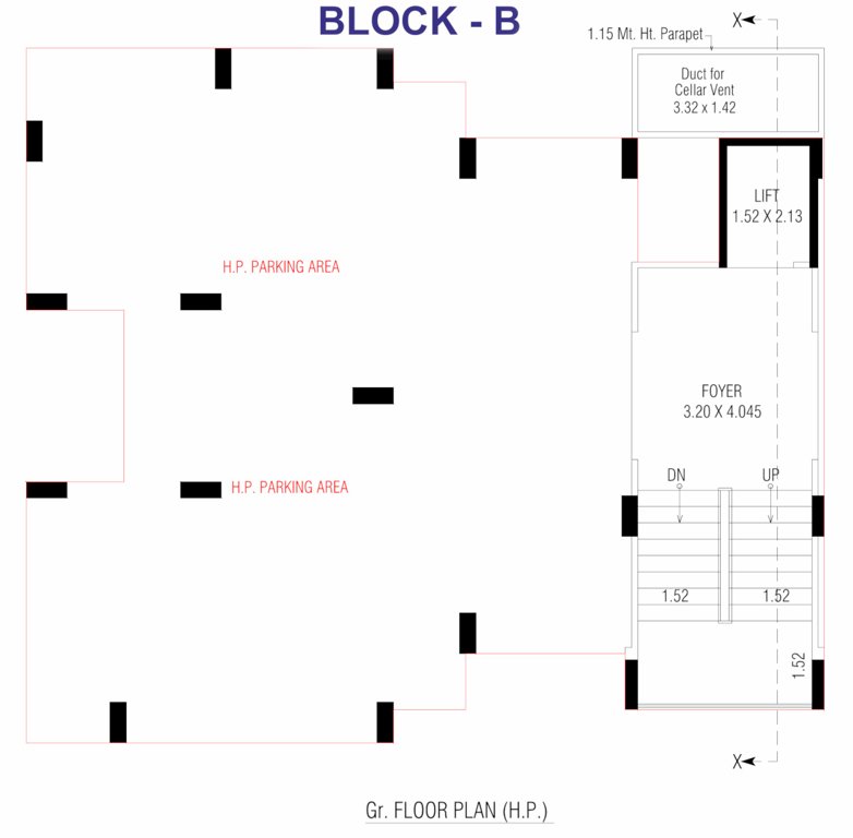  platinum Tower B Cluster Plan