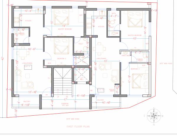  renukas-pride Renukas Pride Cluster Plan for 1st Floor