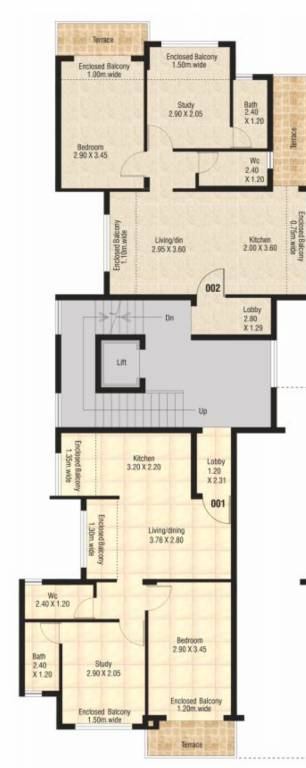  arvind Upper Ground Cluster Plan
