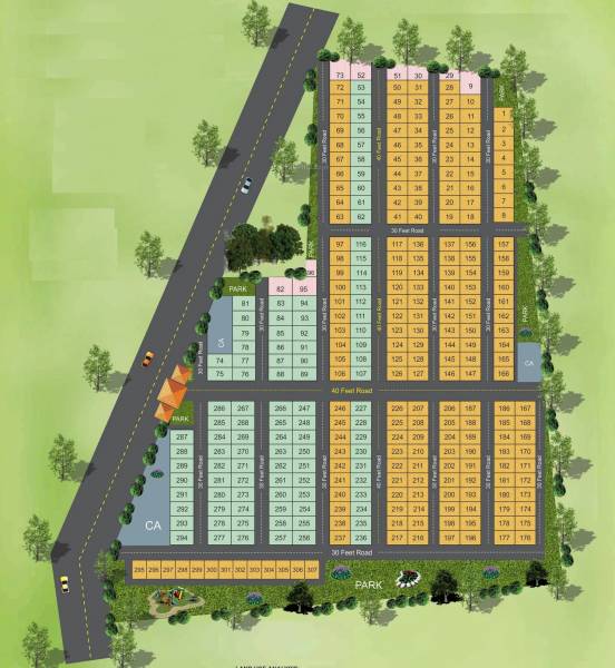  gardenia Layout Plan